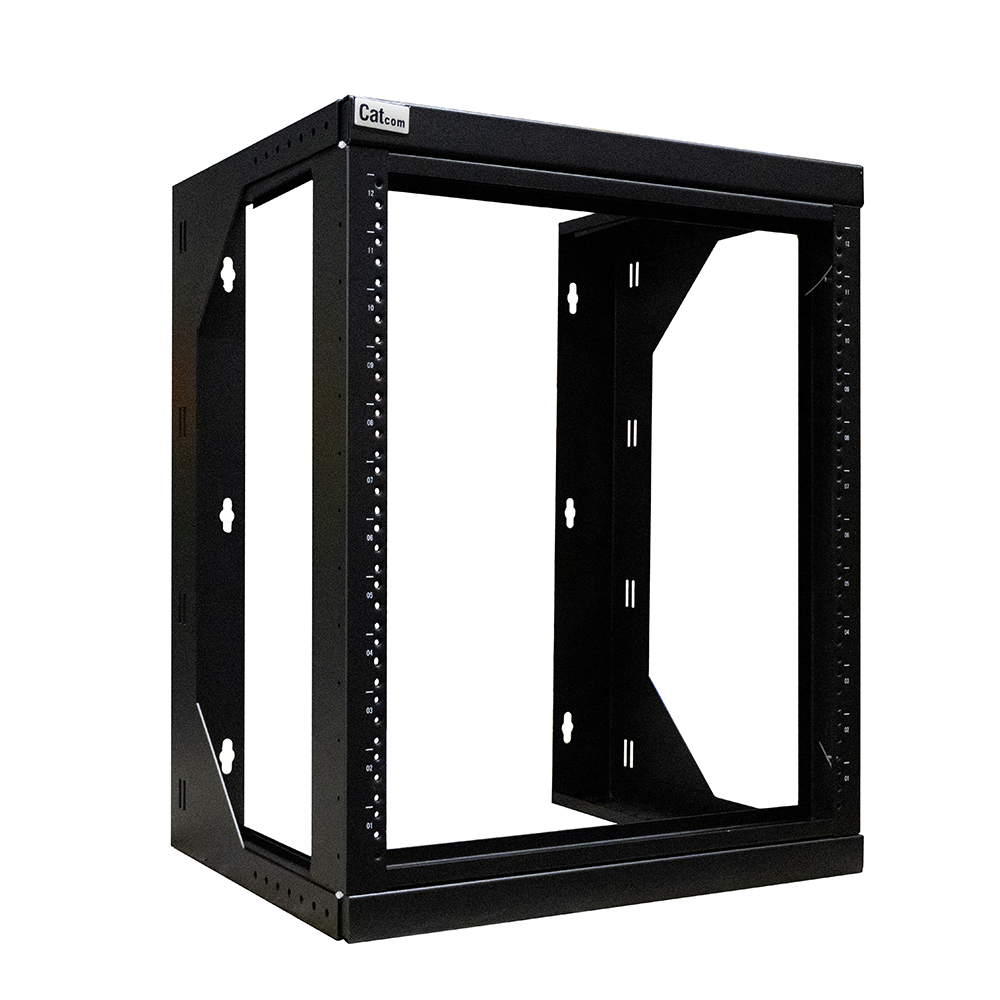 CAT-SD035412B - SD035412B RACK ABIERTO PARA PARED 524MM X 654MM X 12RU, CATCOM