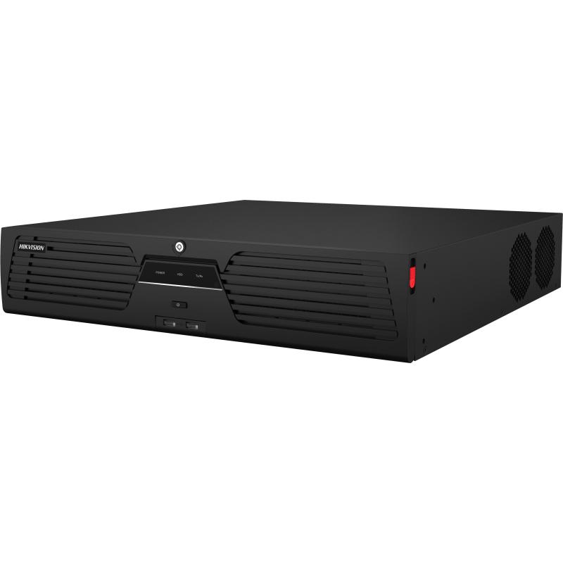 HIK-DS-9664NI-M8 - HIK-DS-9664NI-M8 NVR IP 64 CANALES SIN POE 8 SATA 32MP CON AUDIO H.265+ 