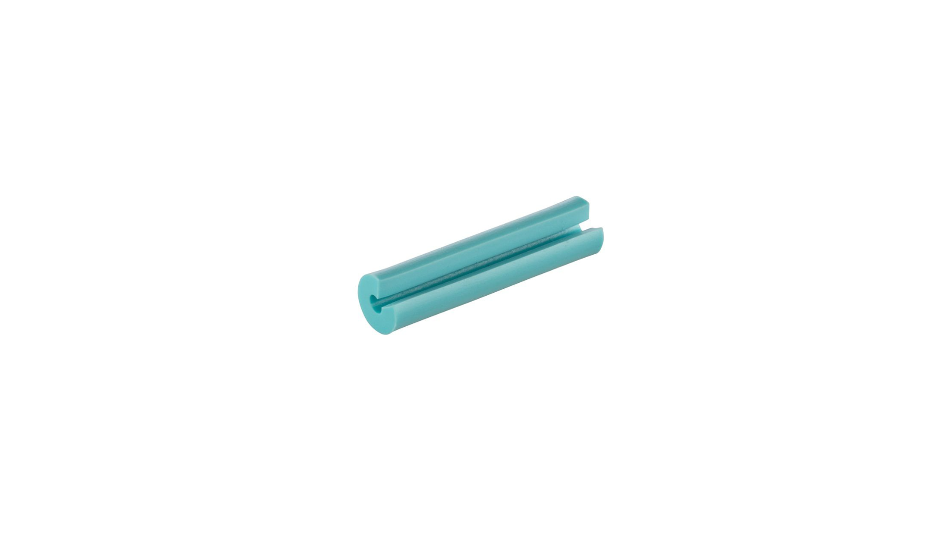 PAND-NWSLC-2Y-AQ - NWSLC-2Y-AQ Etiqueta tipo manga color aqcua p/cables simplex de 2 mm, mide 1" de largo, PVC, rollo 1,000