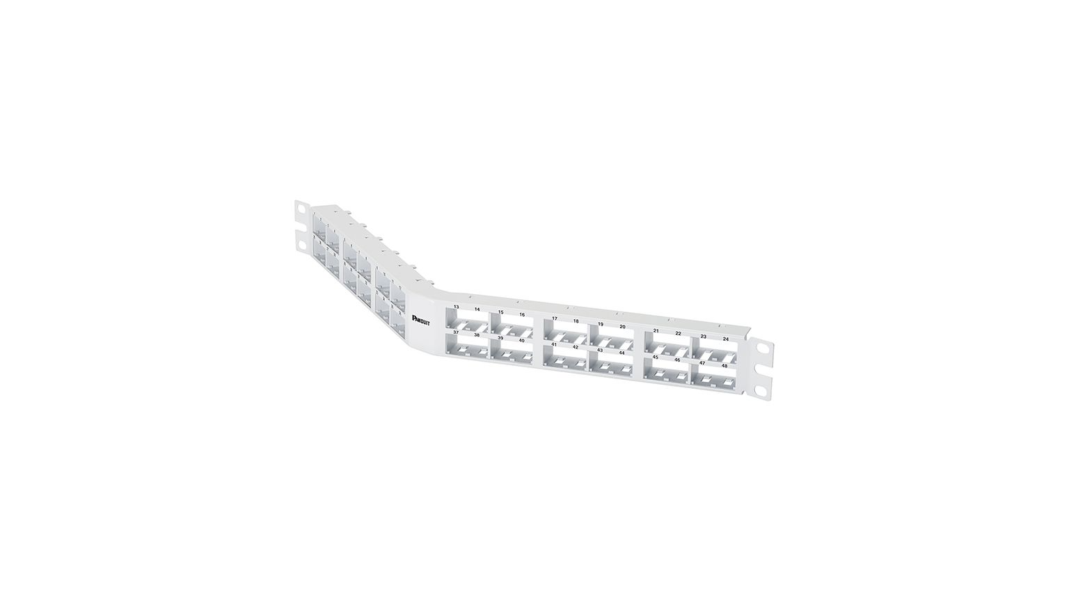 PAND-CPPA48HDWWH - CPPA48HDWWH PATCH PANEL 48PTS ANGULADO 1RU BLANCO 