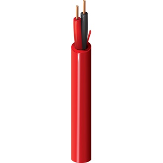 BEL-5320UL-0021000 - 5320UL-0021000 CABLE P/ALARMAS DE INCENDIO 2 HILOS SÓLID/18AWG S/BLINDAJE RISER ROJO C/RIPCORD BELDEN