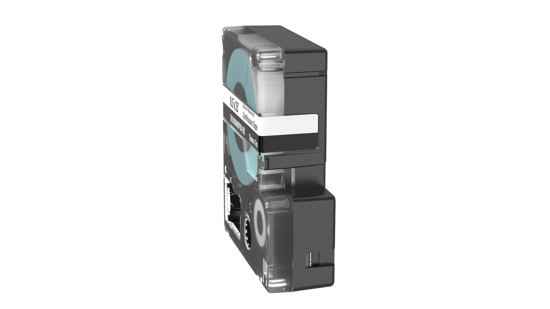 PAND-T050X000VPM-BK - T050X000VPM-BK ETIQUETA CONTINUA VINYL 50" W X 25" BLANCO S/NEGRO