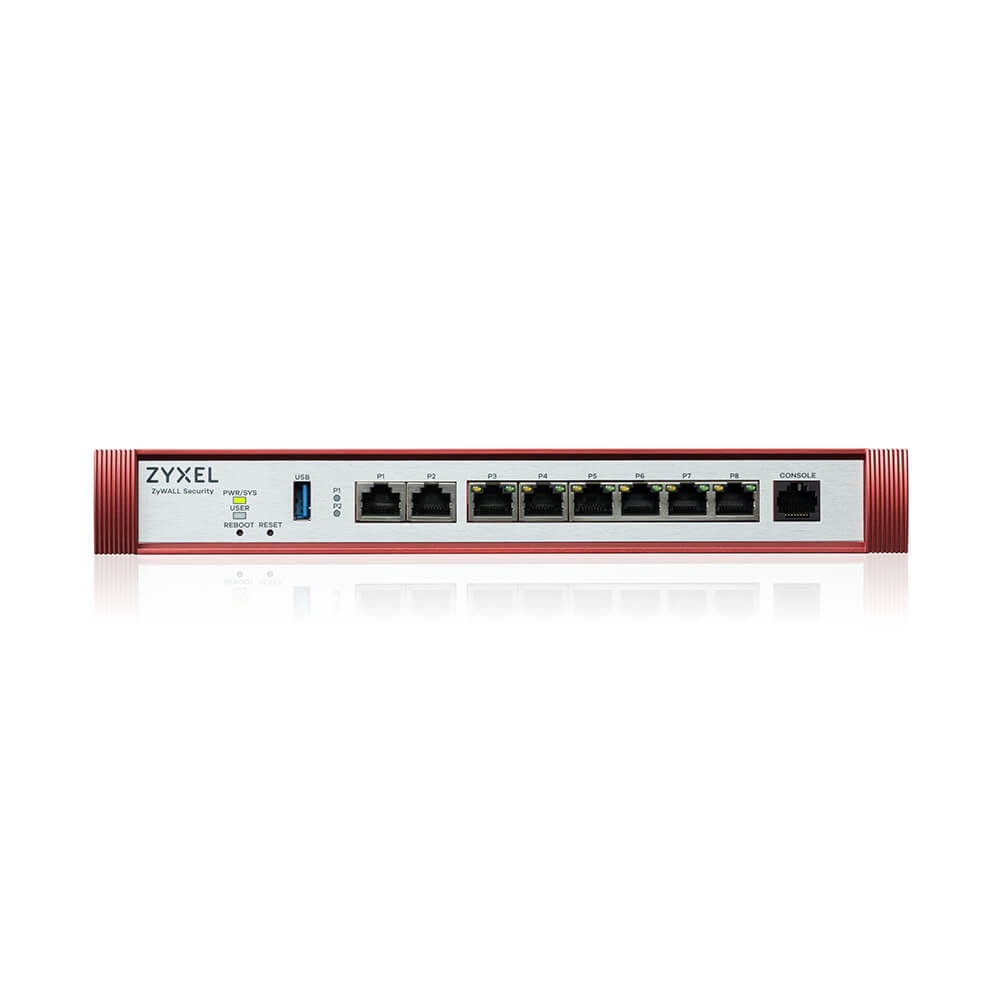 ZY-USGFLEX200H-USAM02F - UTM Firewall Zyxel USGFLEX200H + 1 Año Licencias Seguridad