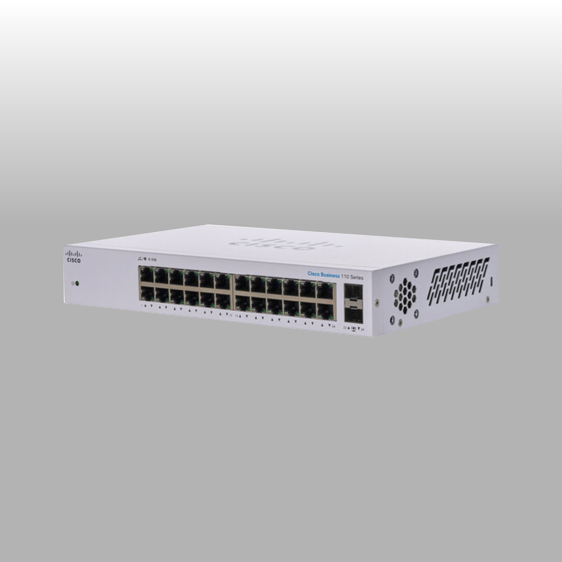 CISCO-CBS110-24T-NA - CBS110-24T-NA SWITCH 24 PUERTOS GIGABIT 10/100/1000Mbps NO ADMINISTRABLES 2x1G SFP, CISCO