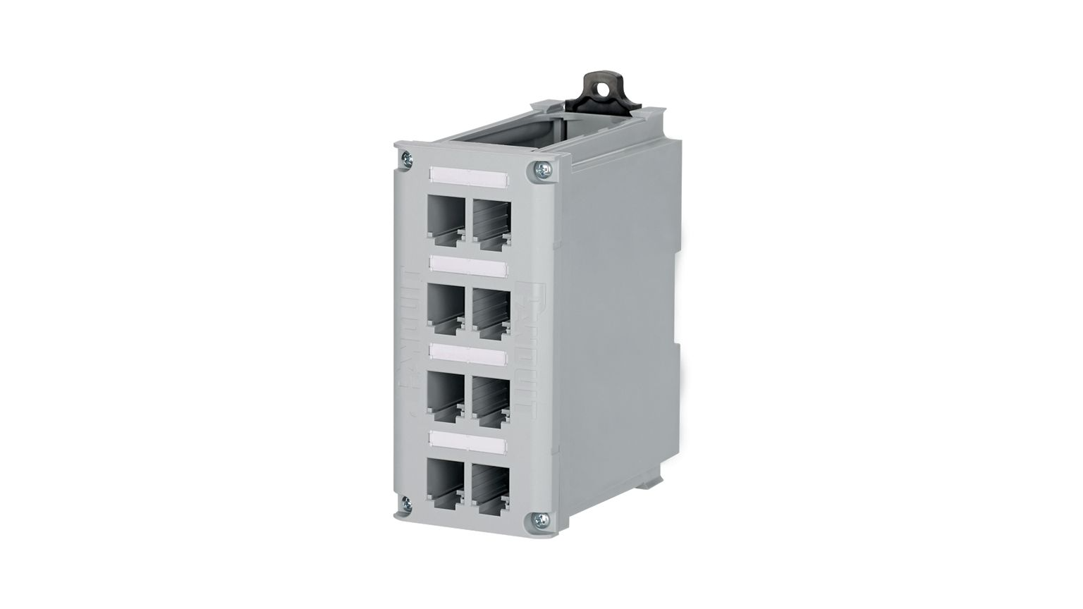 PAND-CDPP8RG-S - CDPP8RG-S PANEL DE DISTRIBUCIÓN BLINDADO P/MONTAJE EN RIEL DIN, P/8 JACKS PANNET