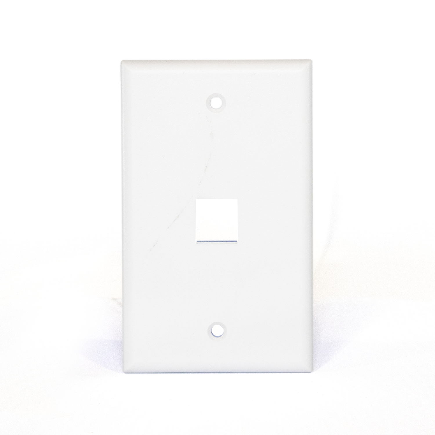 CAT-FP-0201 - FP-0201 PLACA DE 1 PUERTO P/KEYSTONE COLOR BLANCA, CATCOM