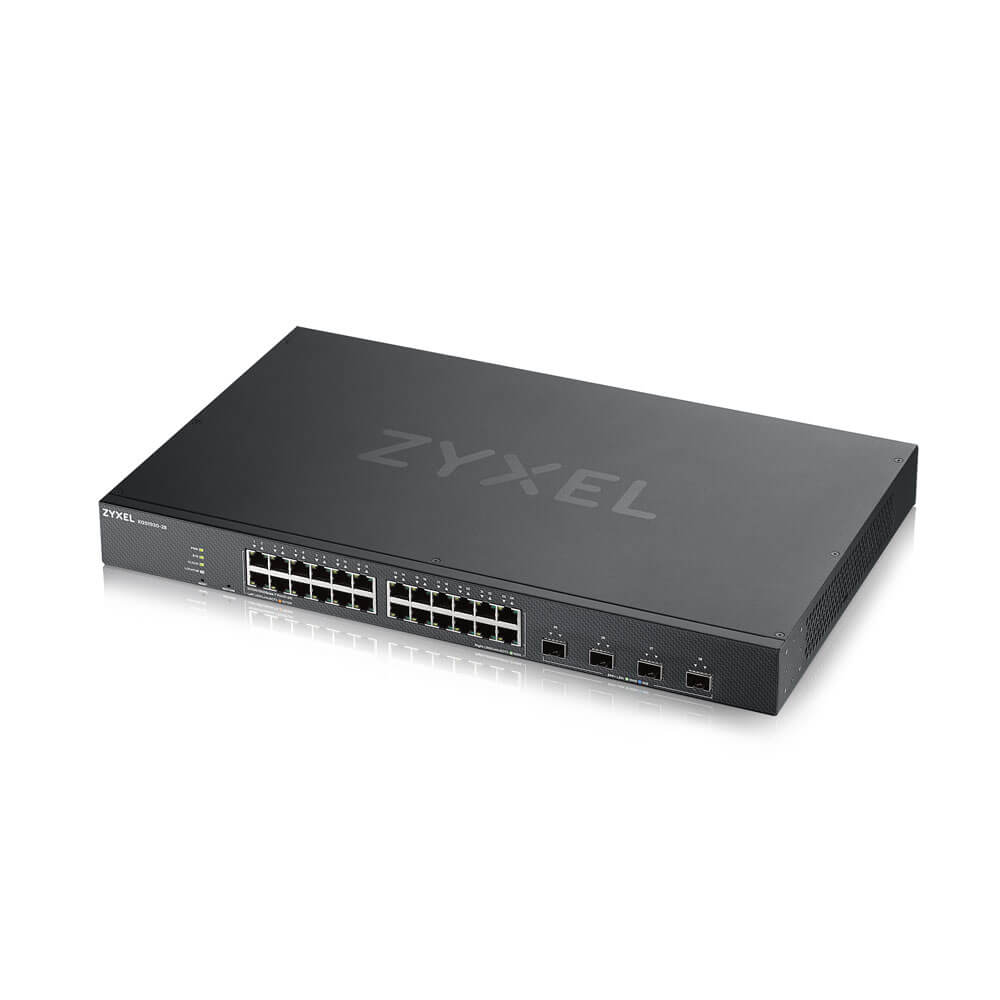 ZY-XGS1930-28 - XGS1930-28 SWITCH 24 Port GbE L2 Web + 4 SFP+ 10G Fiber Ports (28 Total Ports) NÉBULA FLEX