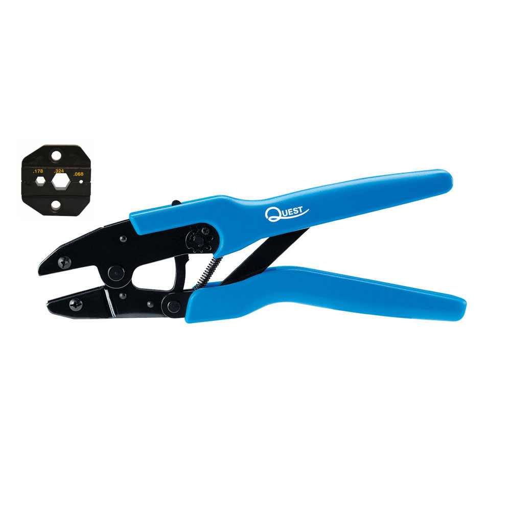 Q-TRF-3045 - TRF-3045 HERRAMIENTA CRIMP P/COAXIAL RG6 9" .324/.178/.068 QUEST