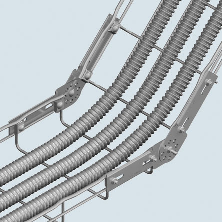 EZT-EACGC - EACGC UNIÓN TIPO BISAGRA PARA SUBIDA/BAJADA EN LA INSTALACIÓN DE ESCALERILLA, CABLOFIL