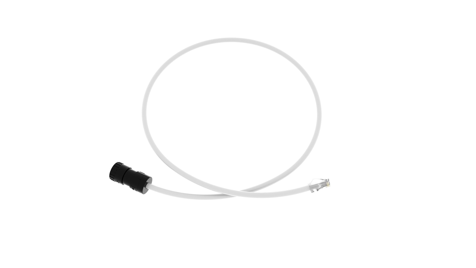 PAND-FC-ICCY1MWH - FC-ICCY1MWH PIG TAIL O COLETA  CAT6A UTP CON UNI�N F�CIL, LSZH 1MT COLOR BLANCO