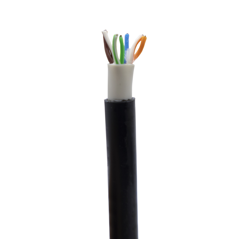 CAT-ODJUTP-5001LA - ODJUTP-5001LA CABLE UTP CAT5E 4PRS 24AWG DOBLE CHAQUETA SIN GEL PARA EXTERIOR COLOR NEGRO, CATCOM