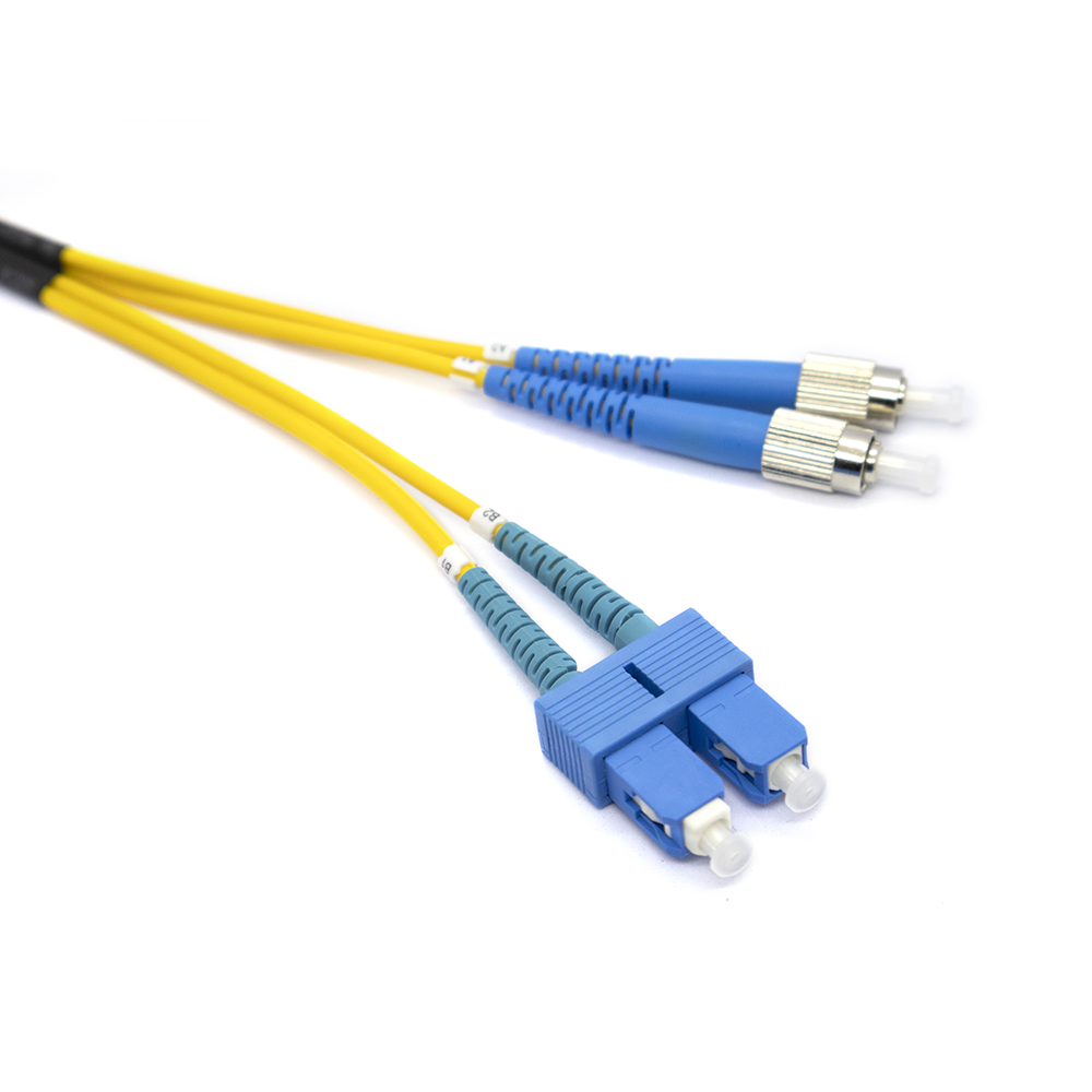 CATF-FU-SU9CR15M - FU/SU9CR15M PATCH CORD DE FIBRA OPTICA FC/UPC-SC/UPC DUPLEX MONOMODO 15MTS, CATCOM