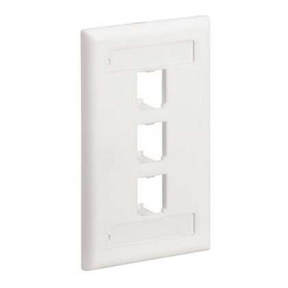 PAND-CFPL3IWY - CFPL3IWY PLACA 3PTOS BLANCA PANDUIT CLASSIC