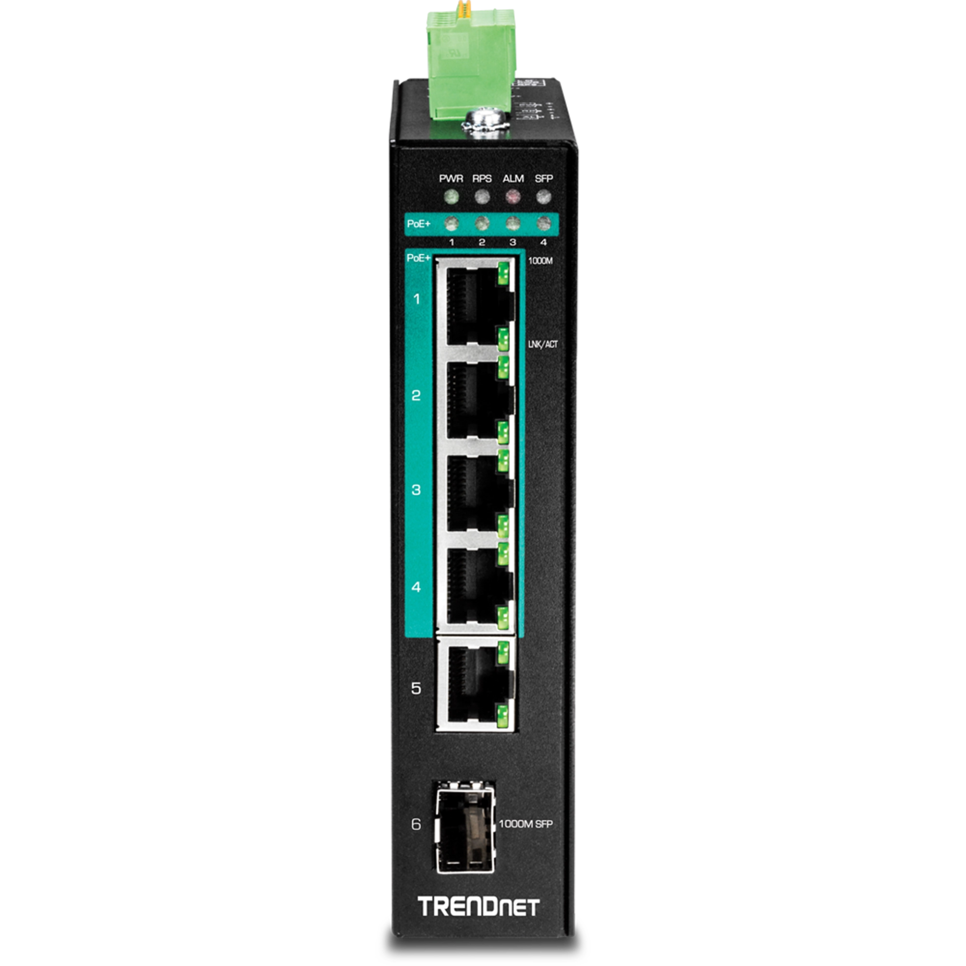 TI-PG541i - TI-PG541i SWITCH INDUSTRIAL 6PTOS. GIGABIT POE+ CAPA 2 ADMINISTRADO, TRENDNET