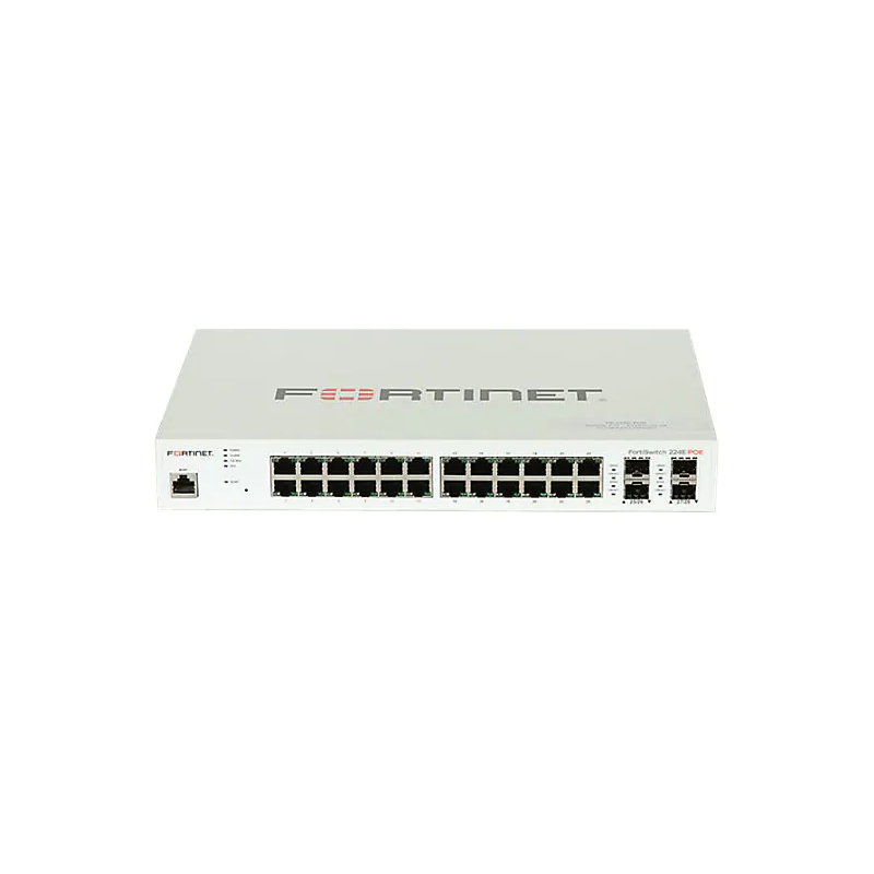 FORTINET-FS-224E - FS-224E switch capa 2/3 compatible con controladora FortiGate con  24 x GE RJ45 ports, 4 x GE SFP