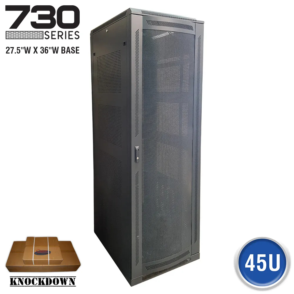 Q-FE7319-45-02K - FE7319-45-02K GABINETE DE PISO SERIE730 45RU 27.5" X 36" NEGRO