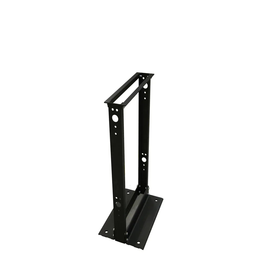 Q-FR1904-28-02 - FR1904-28-02  RACK DE ALUMINIO 28 RMS 19"X4FT NEGRO 2 POSTES 