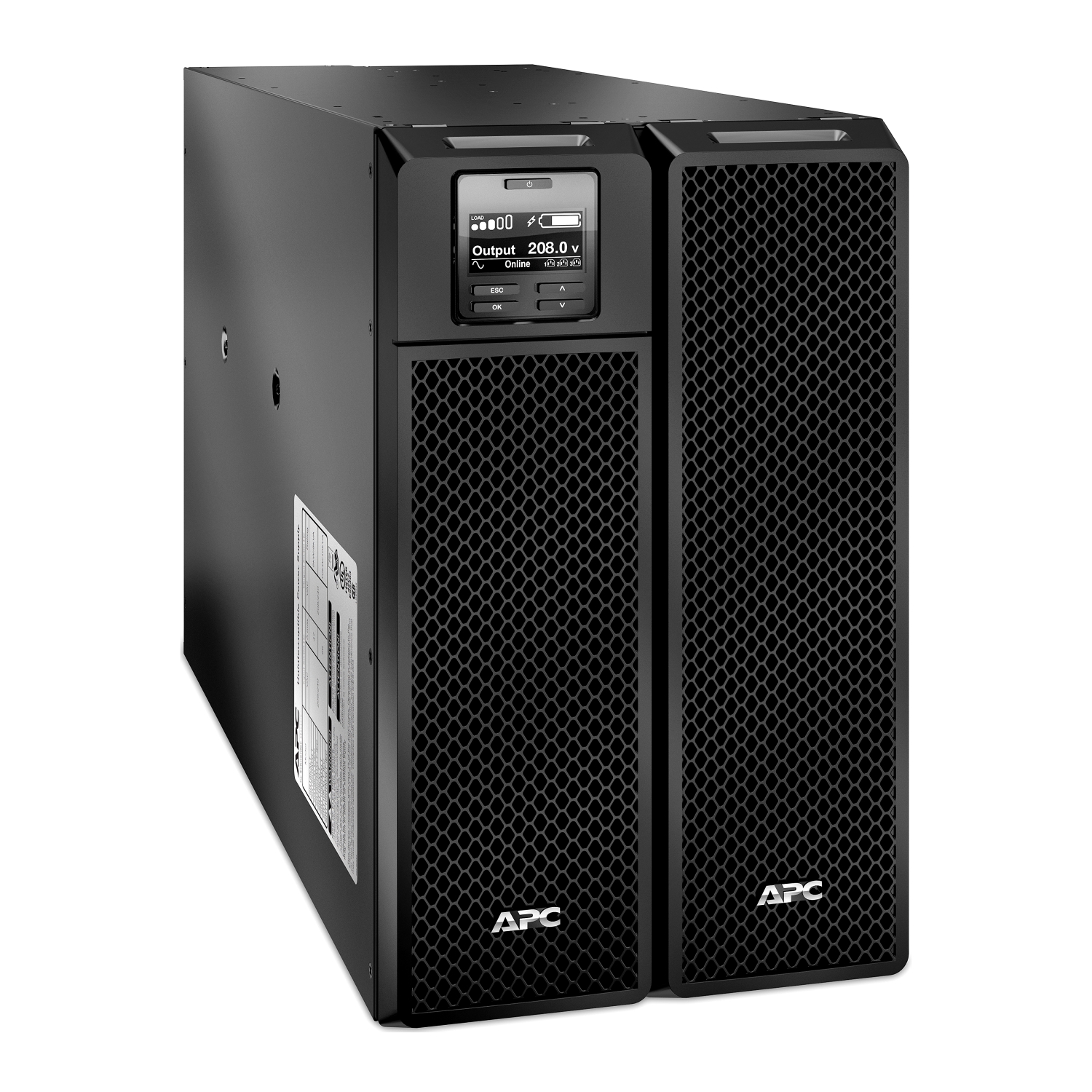 APC-SRT10KXLT - SRT10KXLT SMART-UPS 10000VA/208V, (4) NEMA L6-20R (2) NEMA L6-30R C/LCD SIN RIELES TIPO TORRE, APC