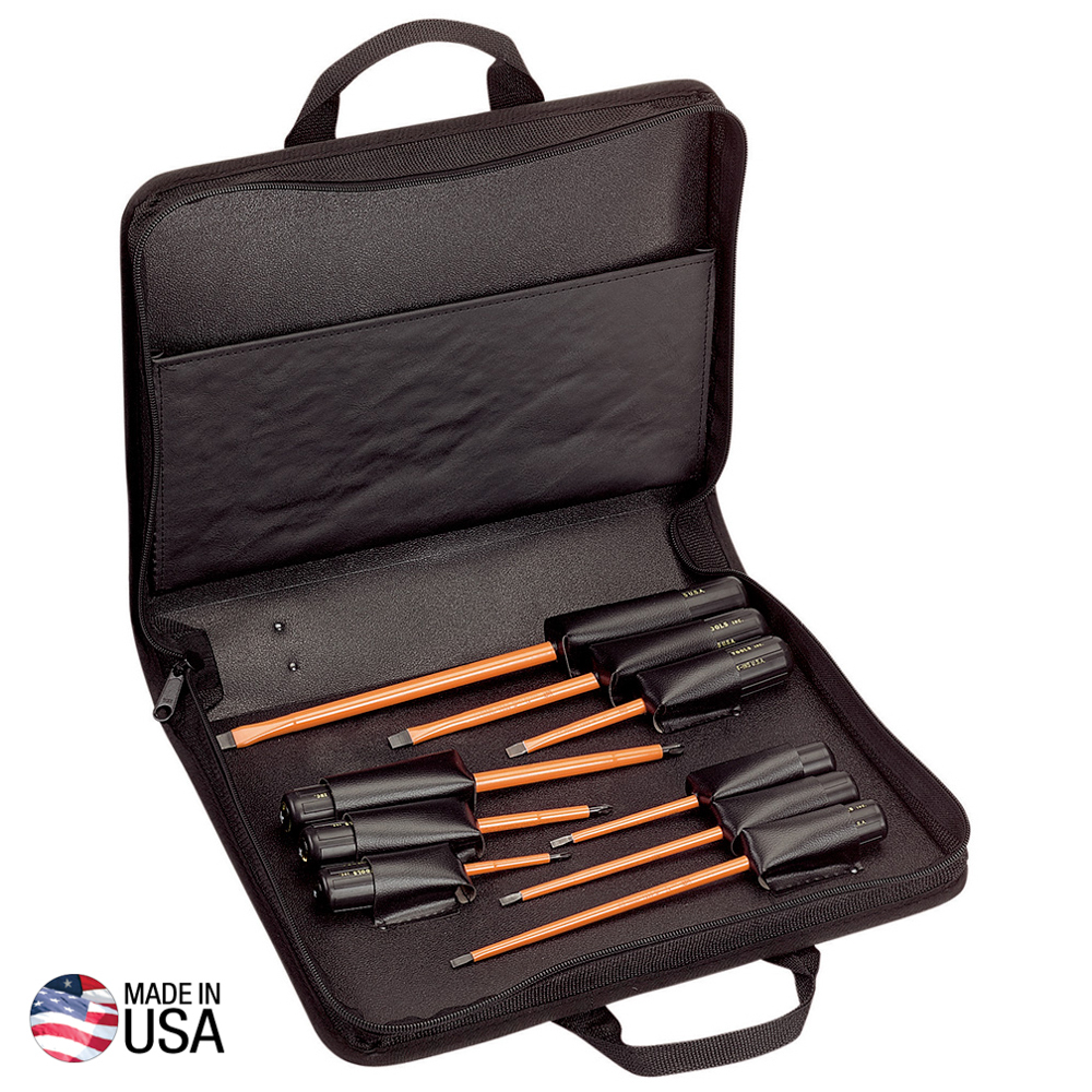 KLEIN-33528 - Klein 33528 Set Desarmadores Aislados 1000V, Phillips/Ranura