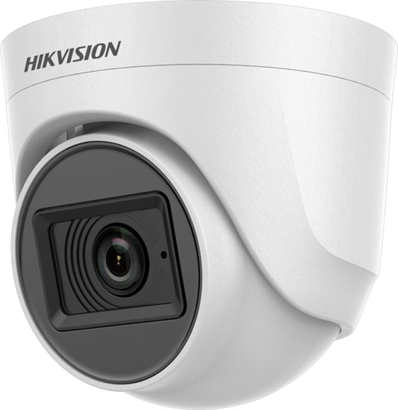 HIK-DS-2CE76H0T-ITPFS - HIK-DS-2CE76H0T-ITPFS CÁMARA  TIPO DOMO TORRETA 5MP CARCASA PLÁSTICA  C/AUDIO P/INTERIORES