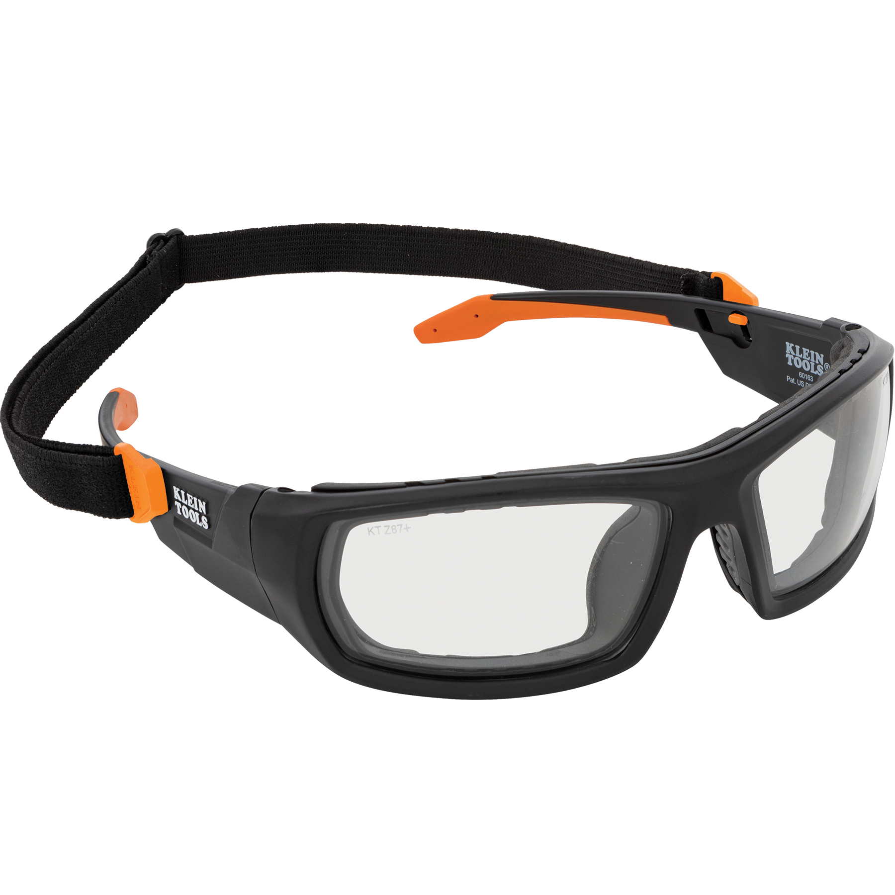KLEIN-60470 - 60470 Gafas de seguridad profesionales de marco completo con juntas, cristales transparentes