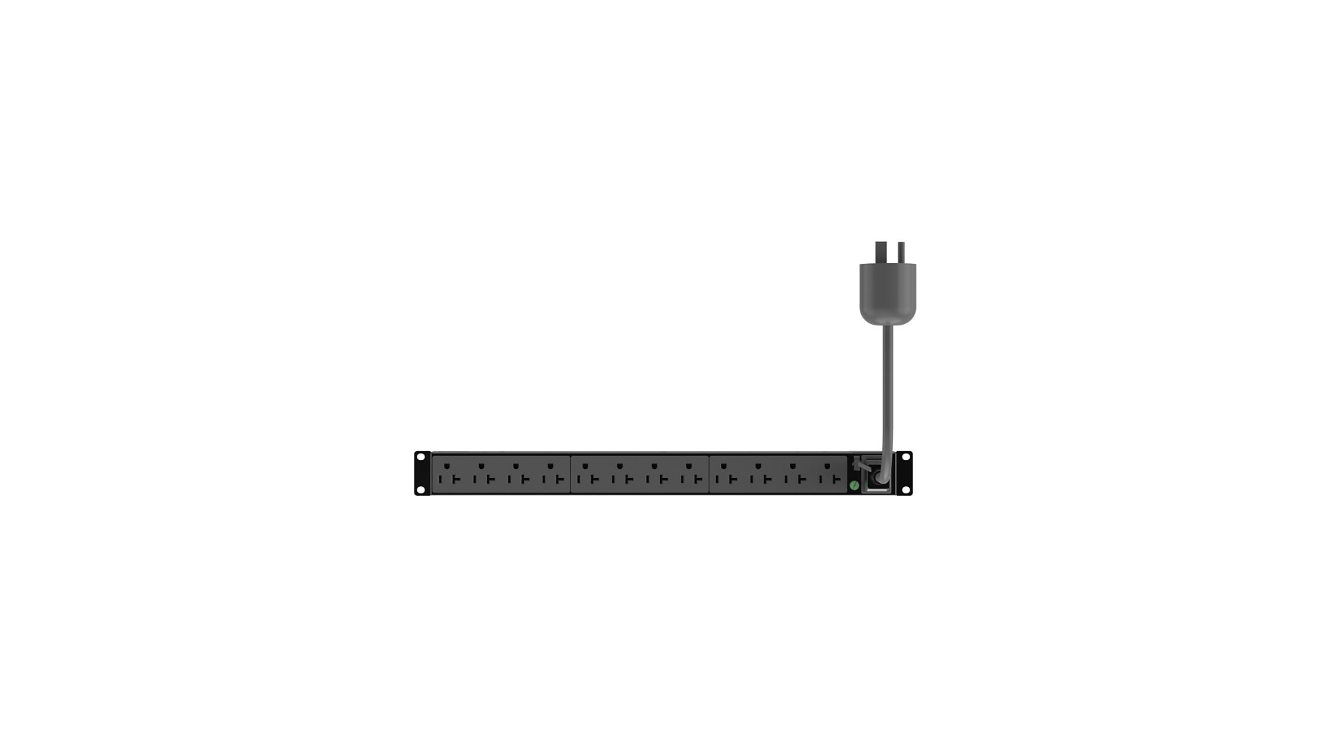 PAND-P12B19M - P12B19M PDU multitomas montaje en rack horizontal  20Amp 120VAC 12 tomas Nema 5-20R 