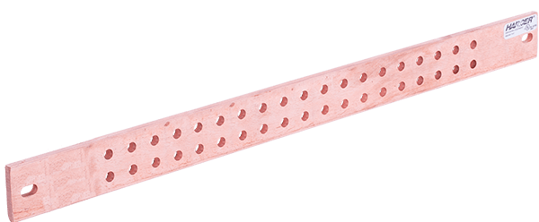 HAR-RGBH141.519.25A - RGBH141.519.25A BARRA DE AMARRE A TIERRA HORIZONTAL 1/4X1.5X19.25 PARA RACK