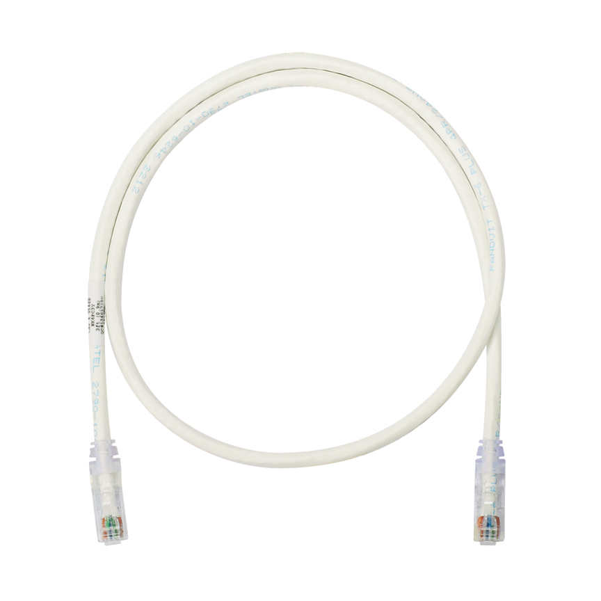 NK6PC5Y - NK6PC5Y PATCH CORD CAT. 6 BLANCOS,  5 PIES, NETKEY DE PANDUIT