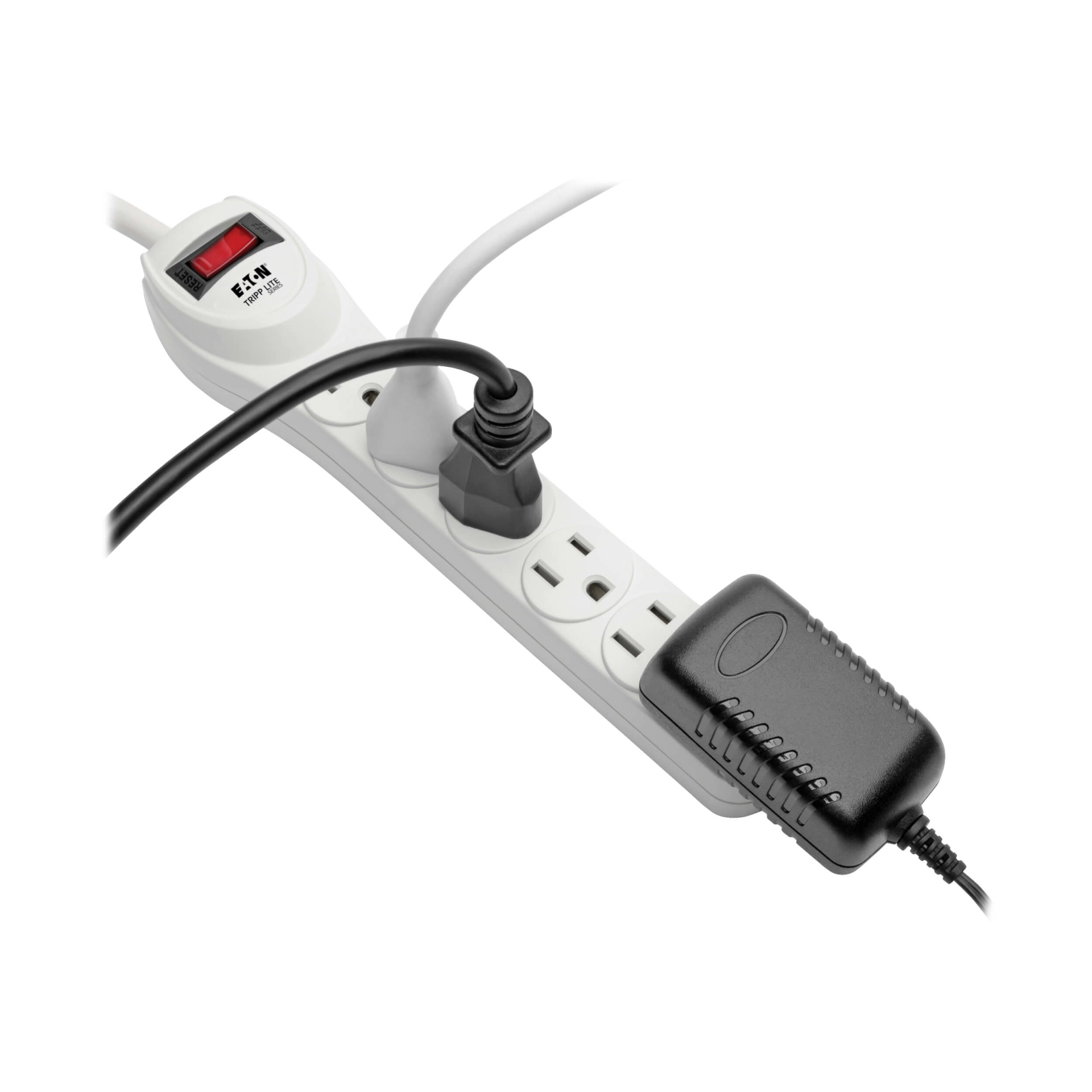 TLP-602 - TLP602 Regleta multitomas con supresor de picos 6 salidas Nema5-15R, cordón de 0.60M