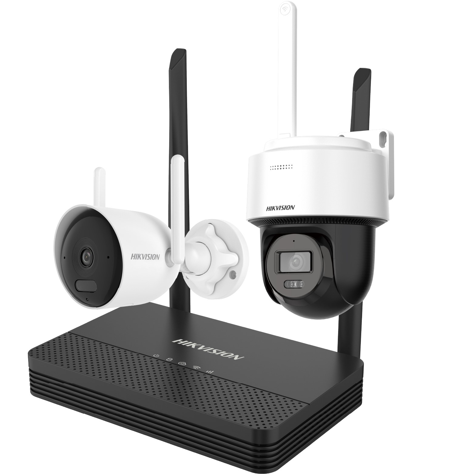 HIK-NKS424WBPH - Kit IP WiFi Hikvision NVR 4Ch + PTZ + Bala 4MP IR20m Audio
