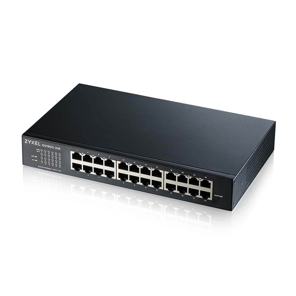 ZY-GS1900-24E - GS1900-24E SWITCH 24 PTS 10/100/1000  ADMIN.