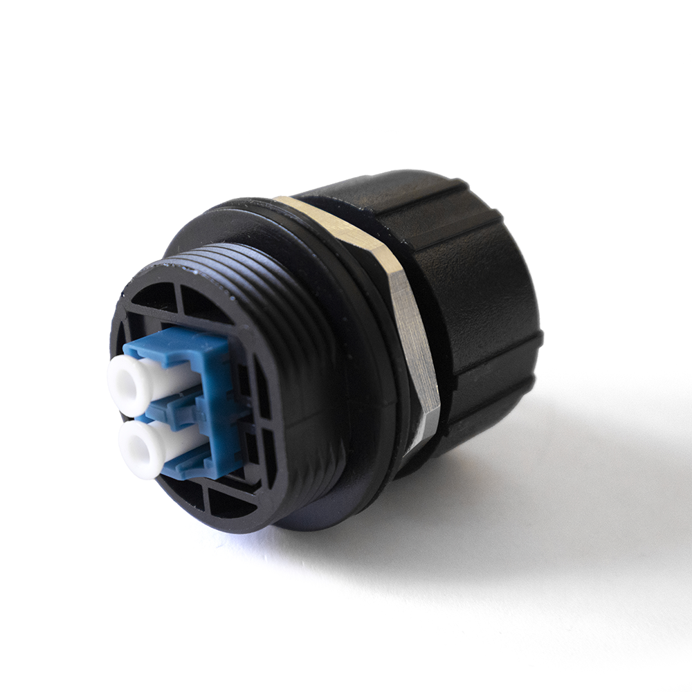 CATF-IND-LC-LC - IND-LC/LC ODVA ADAPTADOR LC-LC/UPC DUPLEX MONOMODO/MULTIMODO CON TAPON INDUSTRIAL, CATCOM