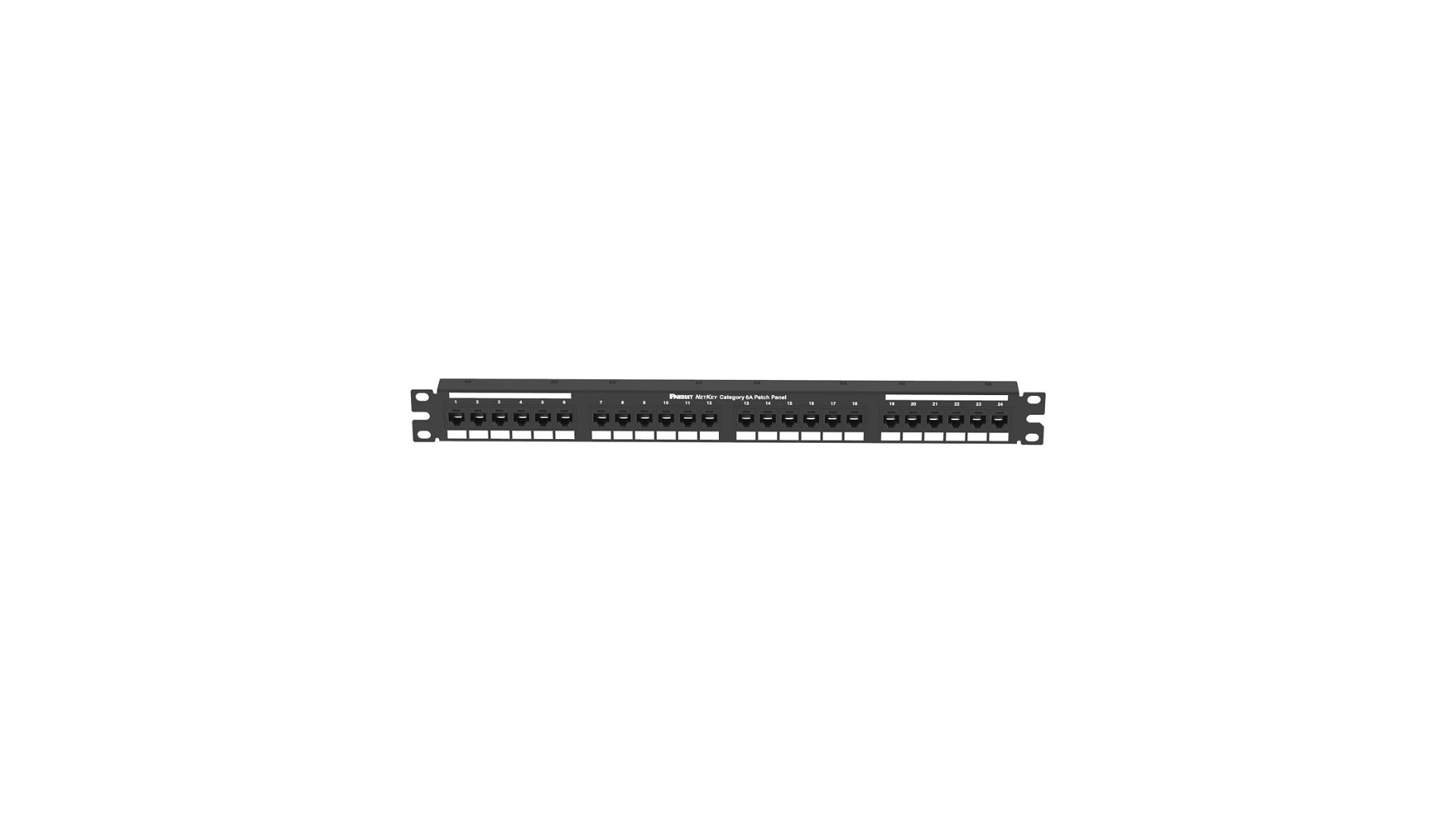 PAND-NK6XPPG24Y - NK6XPPG24Y PATCH PANEL CAT6A 24 PUERTOS 1RU PLANO
