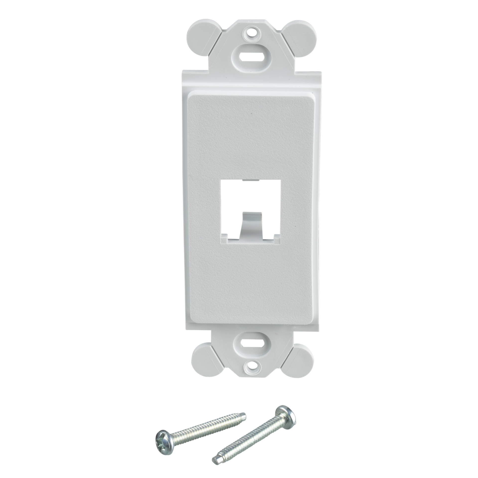 PAND-CFG1WH - Panduit Adaptador Rectangular CFG1WH 1Punto para Módulos Keystone