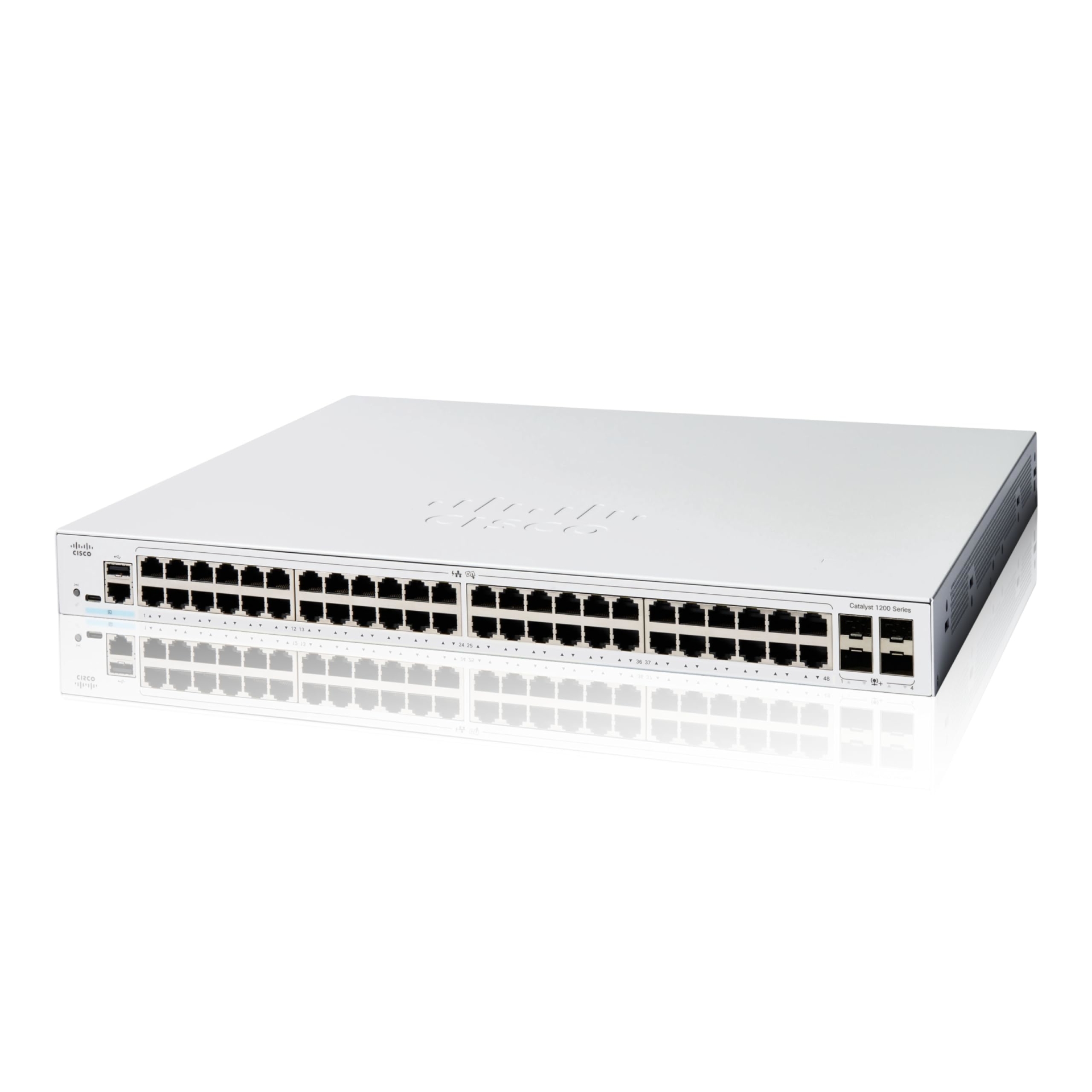CISCO-C1200-48T-4G - C1200-48T-4G Catalyst 1200 48-port GE, 4x1G SFP