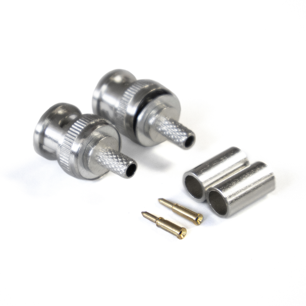 CAT-BNC-8218 - BNC-8218 CONECTOR BNC PARA MICROCOAXIAL 75OHMS 3 PIEZAS, CATCOM