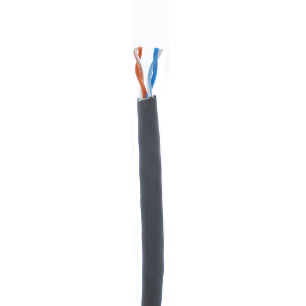 CAT-CTL02P - CTL02P CABLE UTP TELEFÓNICO 2 PARES CAT 3, 24AWG GRIS, CATCOM 