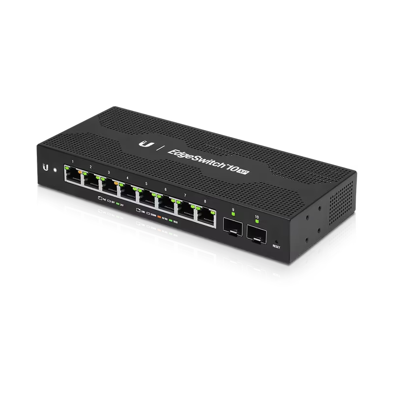 UB-ES-10XP - ES-10XP SWITCH 8PTOS. ADMINISTRABLE GIGABIT RJ45 + 2SFP + POE, UBIQUTI