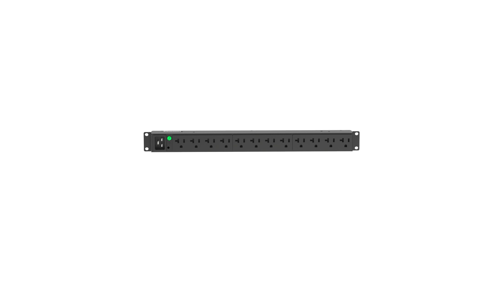 PAND-P12B30M - P12B30M PDU MULTITOMA  HORIZONTAL 20A 120V NEGRO 1RU 12 SALIDAS 5-20R