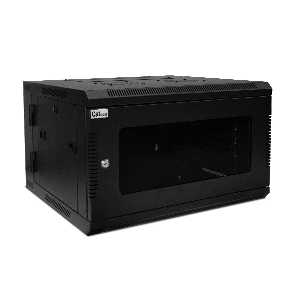 CAT-SMB6509-DES - SMB6509-DES GABINETE DE PARED ABATIBLE 600X550X9U NEGRO, DESARMADO