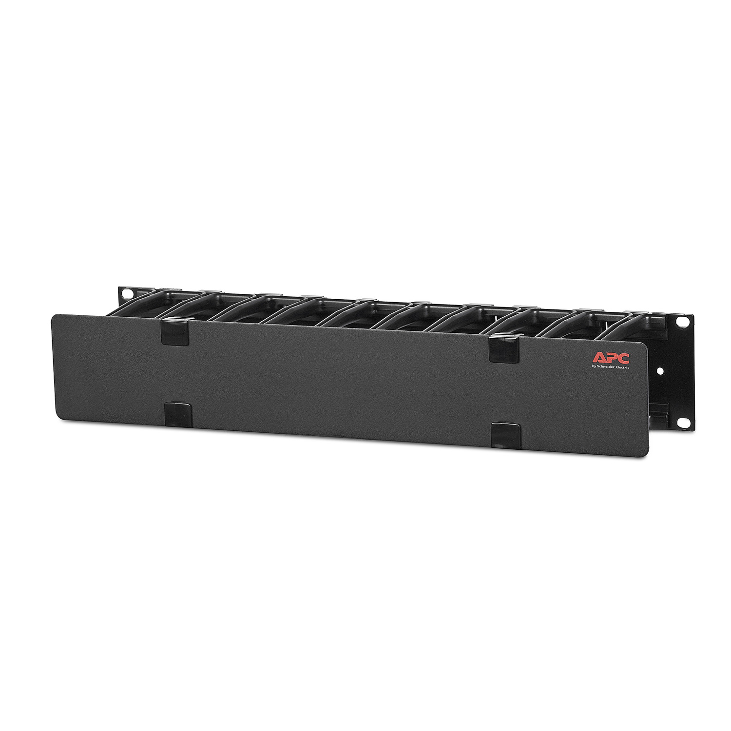 APC-AR8600A - AR8600A HORIZONTAL CABLE MANAGER 2UX4" DEEP, SINGLE, SIDED WITH COVER APC