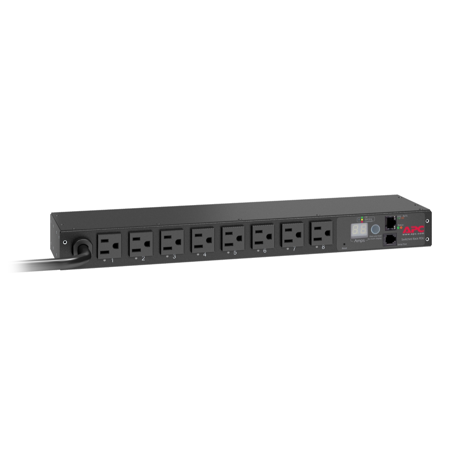 APC-AP7900B - AP7900B PDU RACKEABLE 15A, 100/120V, (8)NEMA 5-15P 1U (SWITCHADO) APC