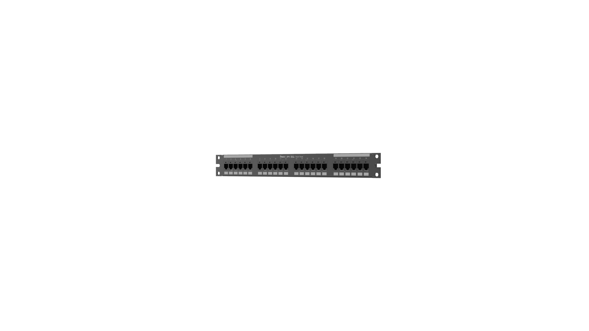 PAND-DP246X88TGY - DP246X88TGY PATCH PANEL 24 PTS CAT 6A PLANO 1RU