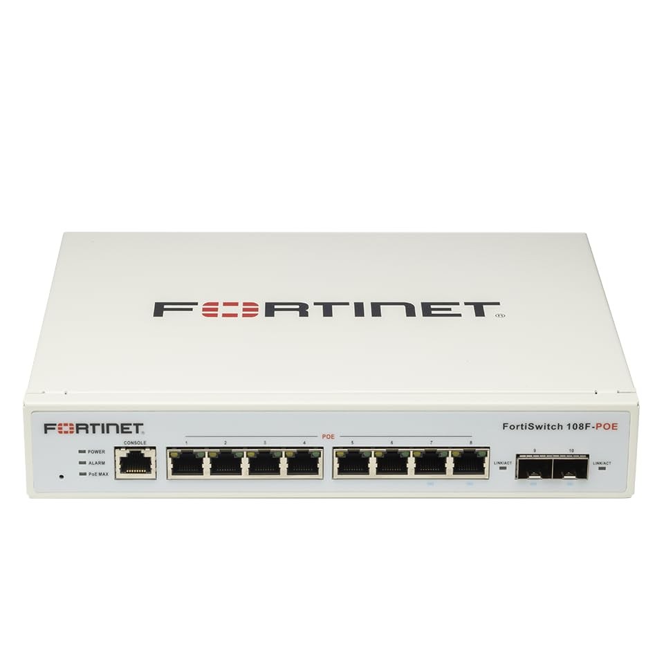 FORTINET-FS-108F-POE - FS-108F-POE SWITCH ADMINISTRABLE 8 PUERTOS GE +2SFP,8 PUERTOS marca FORTINET MODELO F108-POE