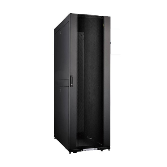CAT-SSG8142-KDD - SSG8142-KDD GABINETE DE PISO 800X1070X42U NEGRO INCLUYE BANDEJA DE SOPORTE