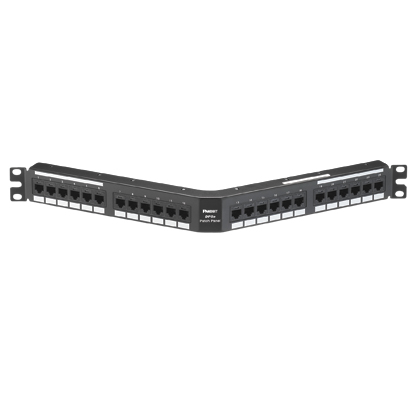 PAND-DPA245E88TGY - DPA245E88TGY PATCH PANEL 24 PTOS CAT5E ANGULADO PRECARGADO