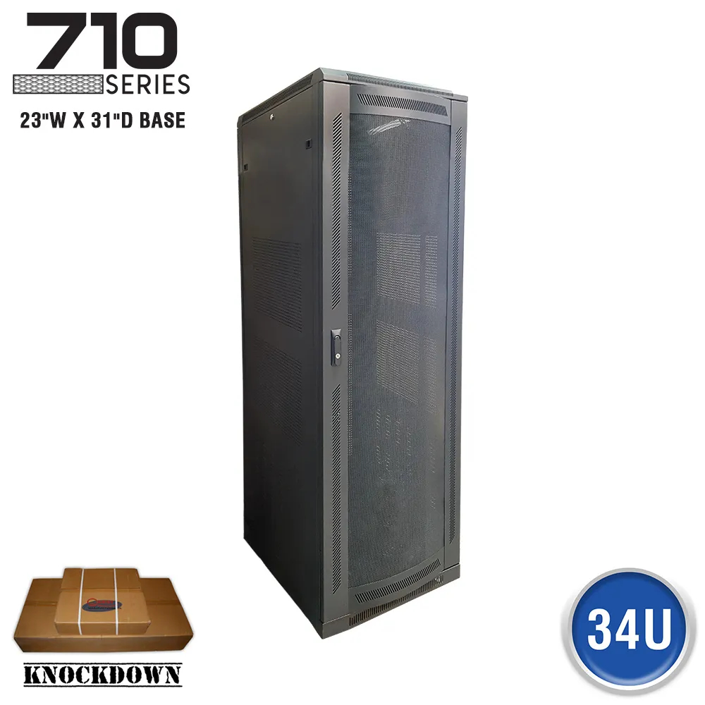 Q-FE7119-34-02K - FE7119-34-02K GABINETE DE PISO 34RU 31" PROFUNIDAD DESARMADO 