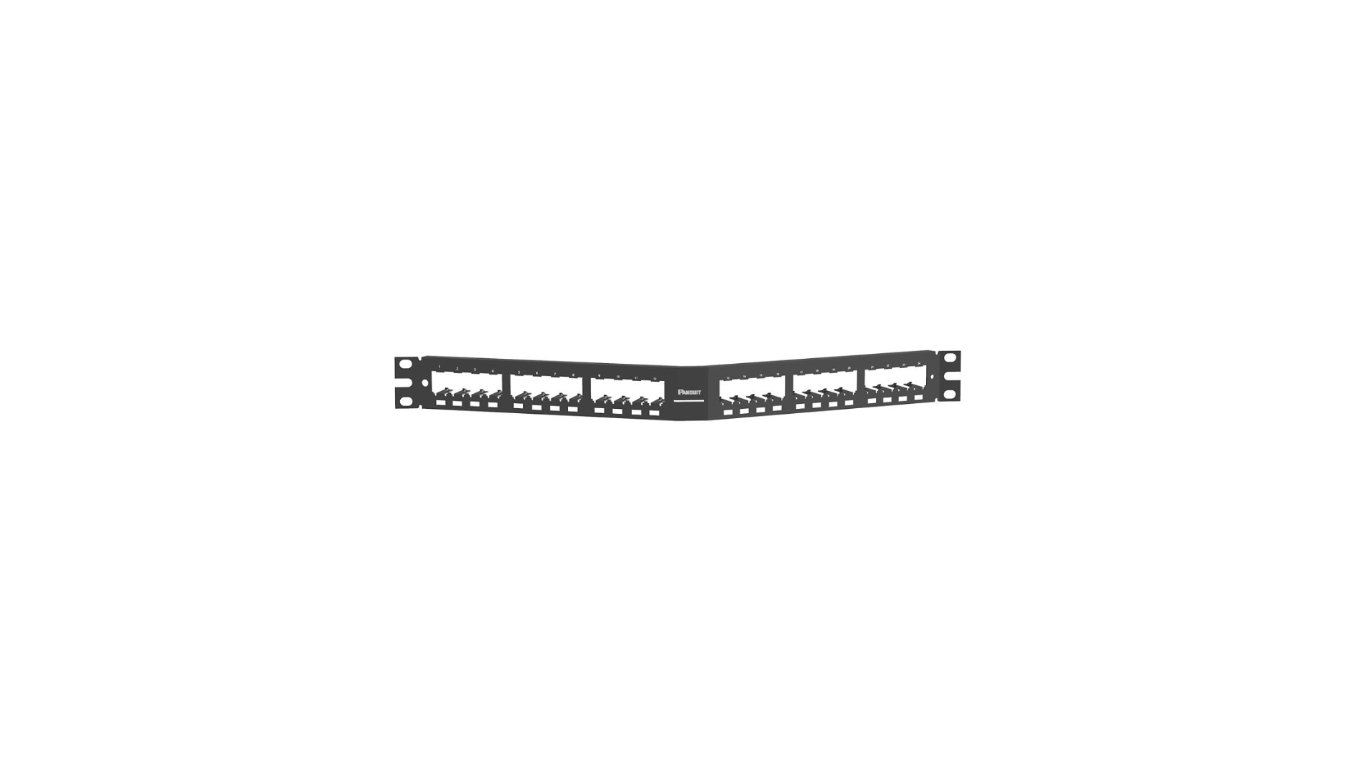 PAND-CPA24BLY - CPA24BLY PANEL MODULAR ANGULADO DE 24 PTOS NEGRO DESC.