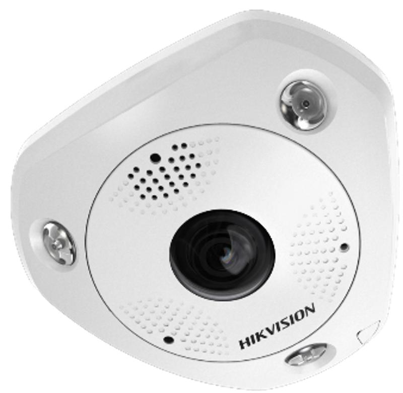 HIK-DS-2CD6365G1-IVS - HIK-DS-2CD6365G0E-IVS CAMARA IP FISHEYE 6MP POE LENTE 360° IR 15M CON AUDIO IP66 IK10