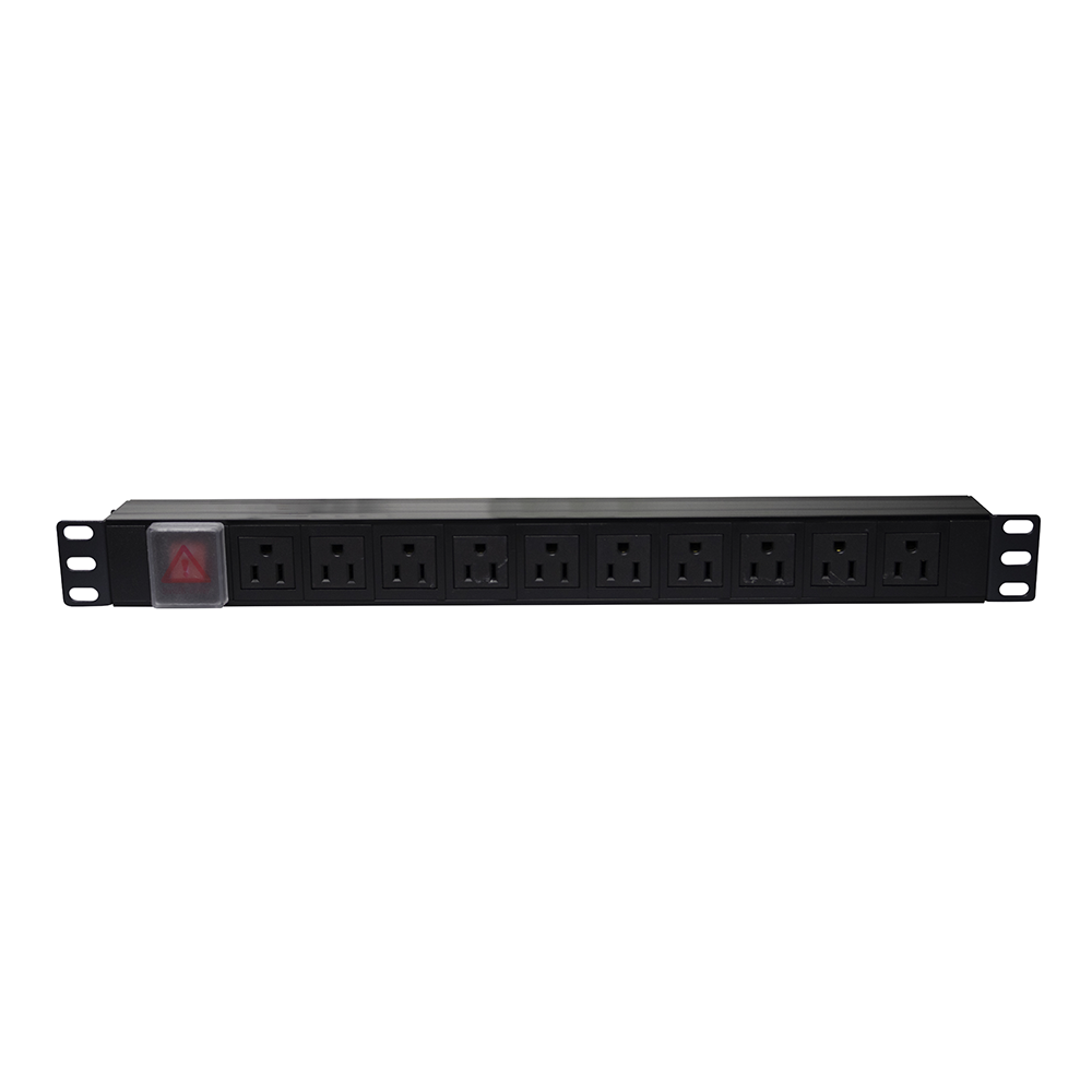 CAT-HPS-E10P - HPS-E10P PDU RACKEABLE HORIZONTAL 120V/15A (10) 5-15P 1RU, CATCOM